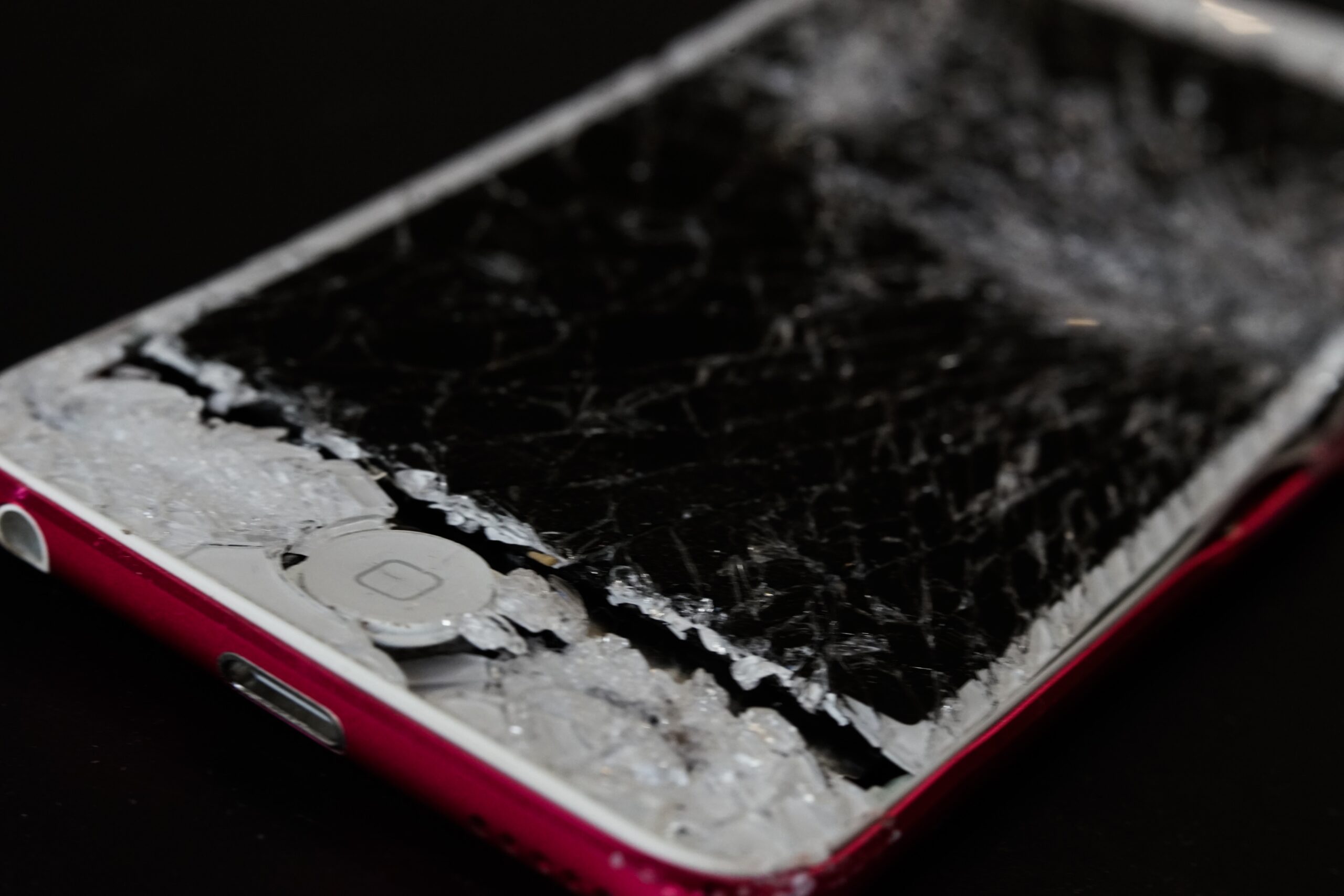 shattered phone